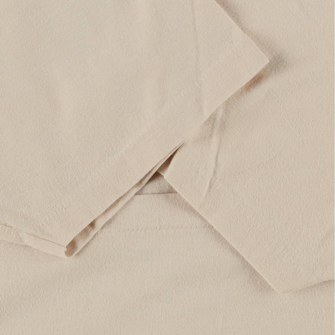 80s-90'S Hanes 50 cotton Beige type Vintage Second Hand