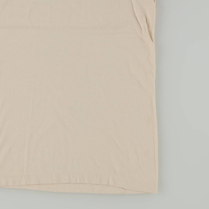 80s-90'S Hanes 50 cotton Beige type Vintage Second Hand