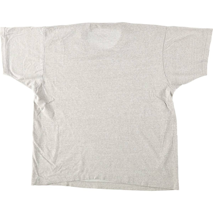 Printed T-shirt, Men's Size M (approx.), Vintage unclear gray type Vintage Second Hand