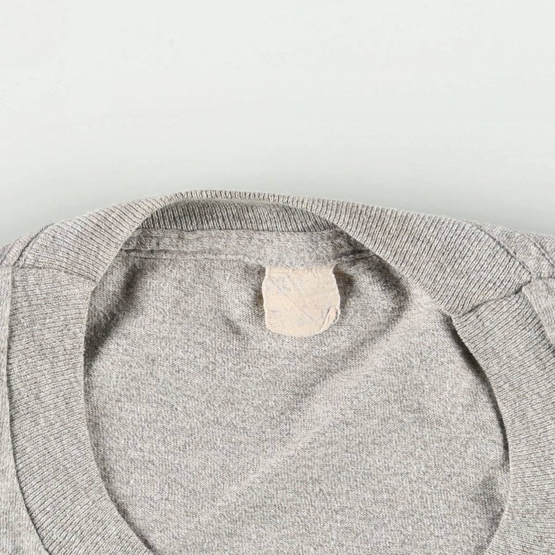 Printed T-shirt, Men's Size M (approx.), Vintage unclear gray type Vintage Second Hand