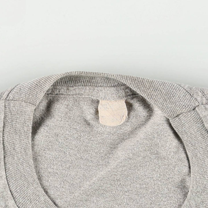 Printed T-shirt, Men's Size M (approx.), Vintage unclear gray type Vintage Second Hand