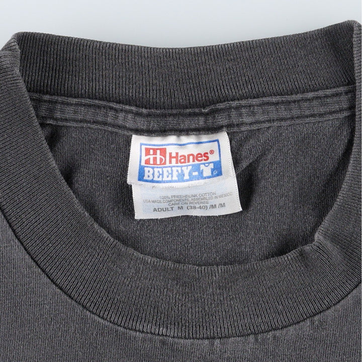 1980'S Hanes TALL SHIPS TOUR VOYAGES OF REDISCOVERY Print T-Shirt, Men's Size M (approx.), Vintage cotton Charcoal Vintage Second Hand