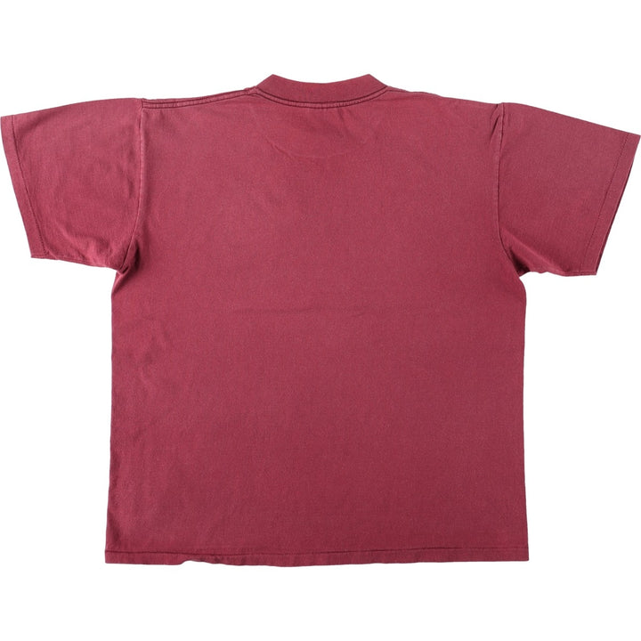 ~90'S ONEITA CROW CANYON ARCHAEOLOGICAL CENTER Print T-Shirt, Made in USA, Men's Size L (Equivalent), Vintage cotton burgundy type Vintage Second Hand