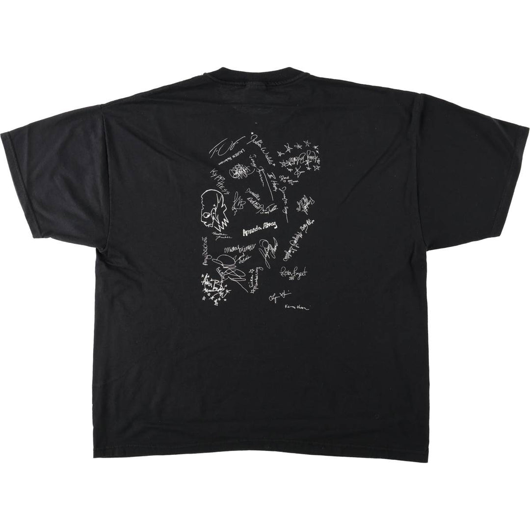 00'S Hanes HEAVYWEIGHT 50 cotton black type Vintage Second Hand