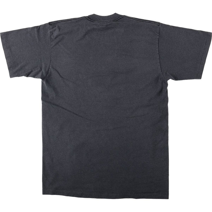 90'S ONEITA Printed T-shirt Made in USA Men's XL Vintage cotton black type Vintage Second Hand