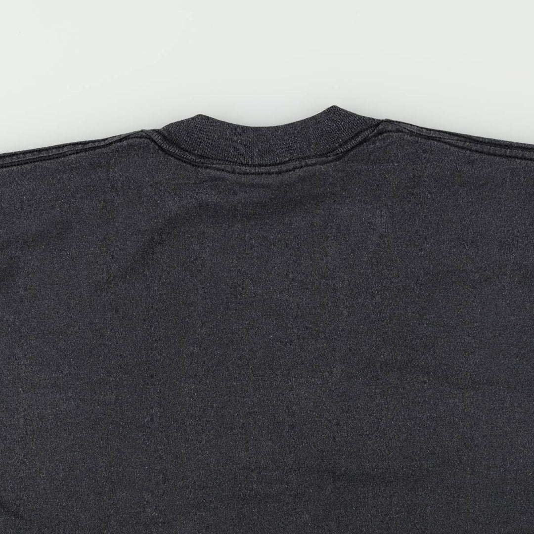 90'S ONEITA Printed T-shirt Made in USA Men's XL Vintage cotton black type Vintage Second Hand