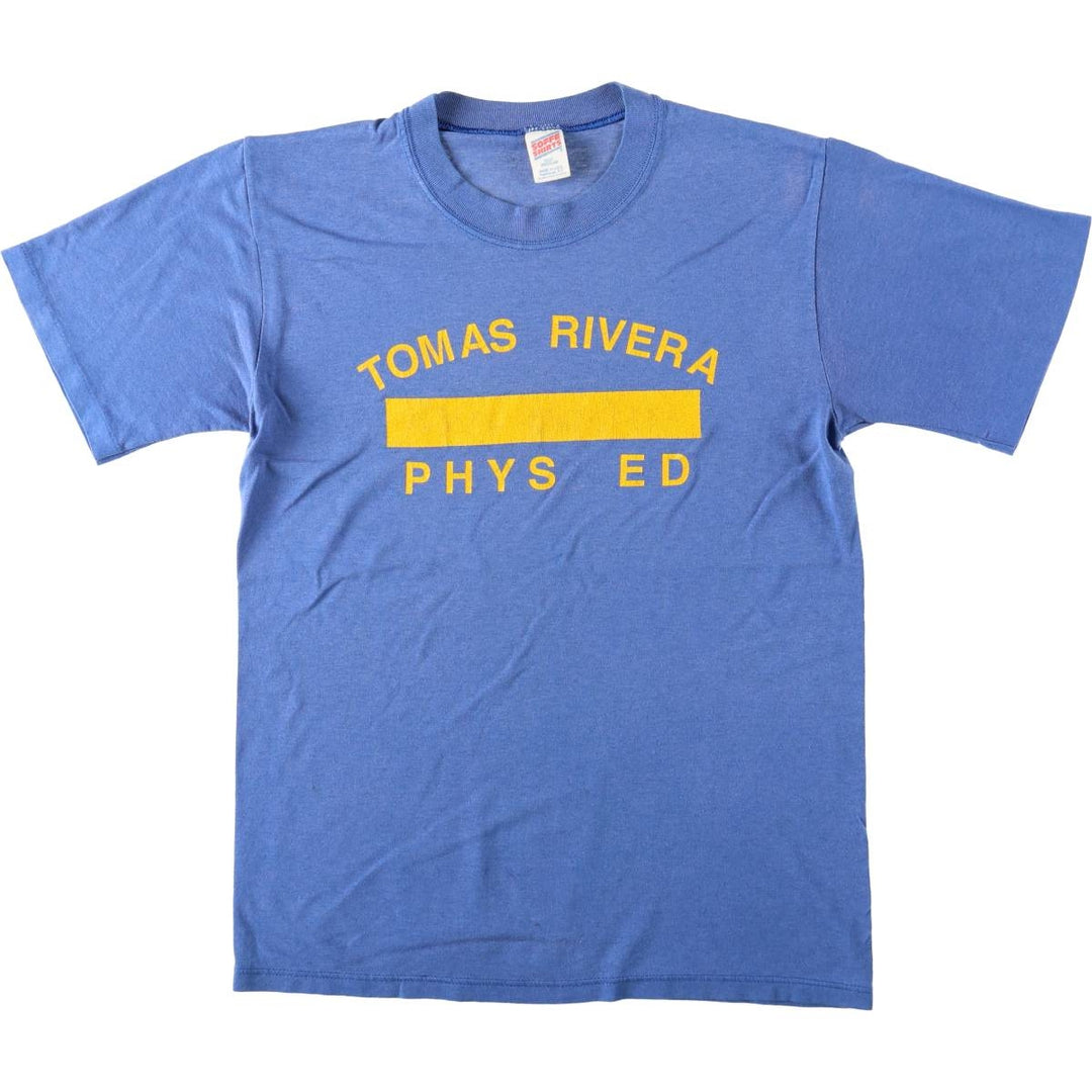 80s-90'S Sofie Print T-Shirt, Made in USA, Men's Size M (approx.), Vintage polyester blue type Vintage Second Hand