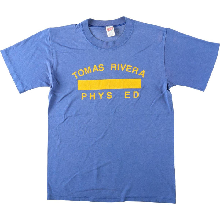 80s-90'S Sofie Print T-Shirt, Made in USA, Men's Size M (approx.), Vintage polyester blue type Vintage Second Hand