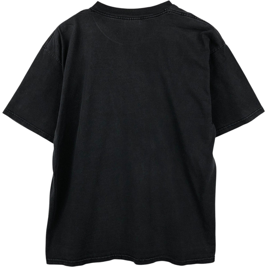 2000'S Gildan Skull Pattern Motorcycle T-Shirt, Men's Size XL (approx.) cotton black type Vintage Second Hand