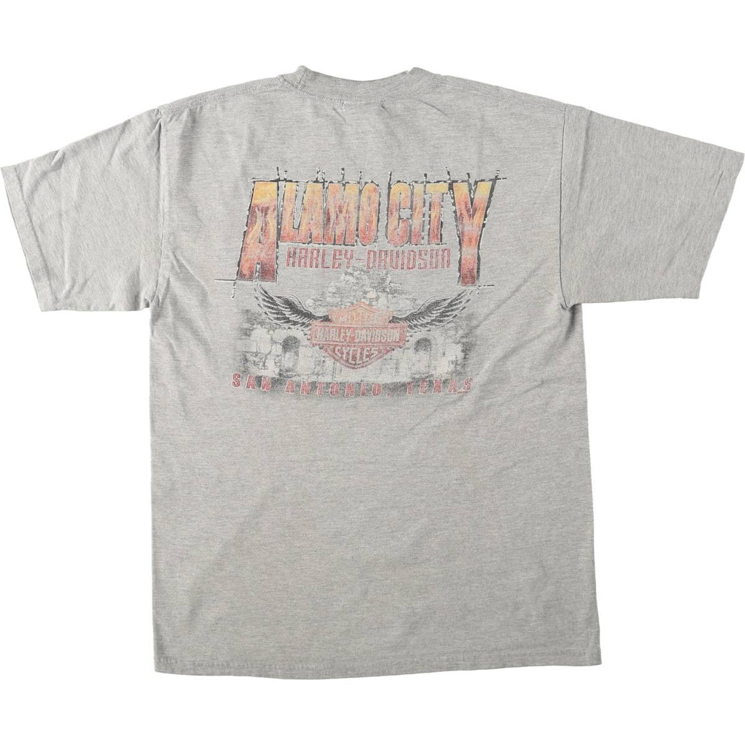 Harley-Davidson Motorcycle Bike T-shirt, Men's Size S unclear gray type Vintage Second Hand