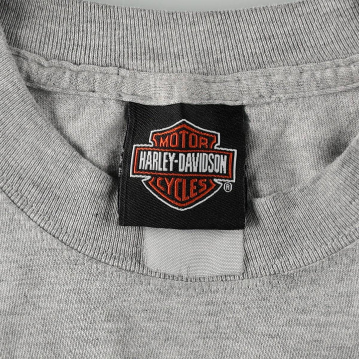 Harley-Davidson Motorcycle Bike T-shirt, Men's Size S unclear gray type Vintage Second Hand