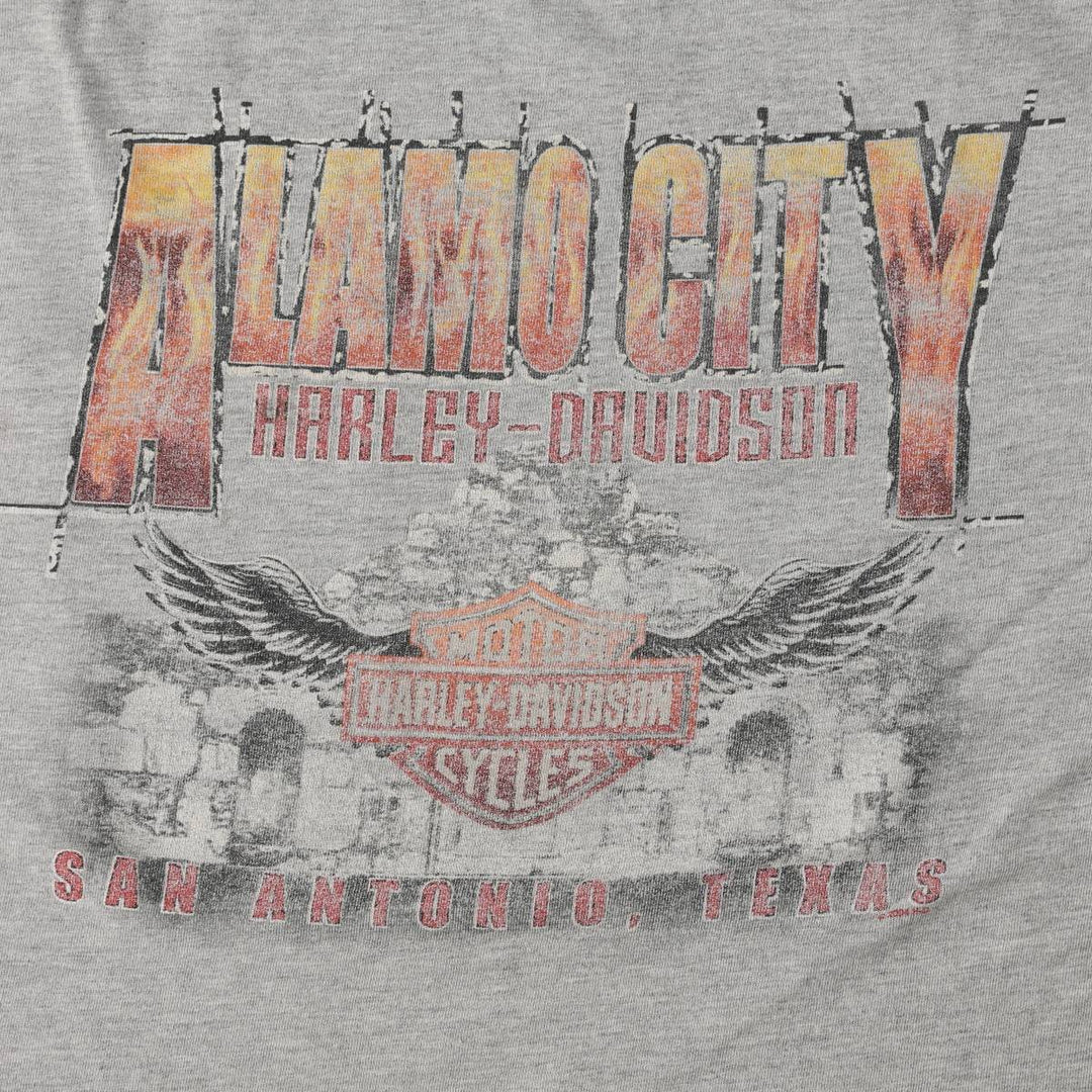 Harley-Davidson Motorcycle Bike T-shirt, Men's Size S unclear gray type Vintage Second Hand
