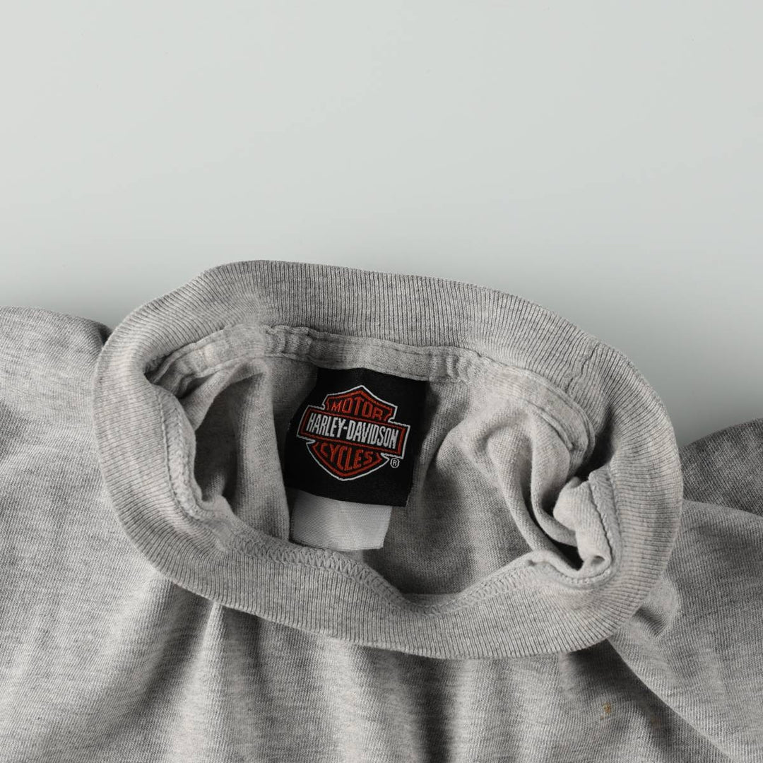 Harley-Davidson Motorcycle Bike T-shirt, Men's Size S unclear gray type Vintage Second Hand