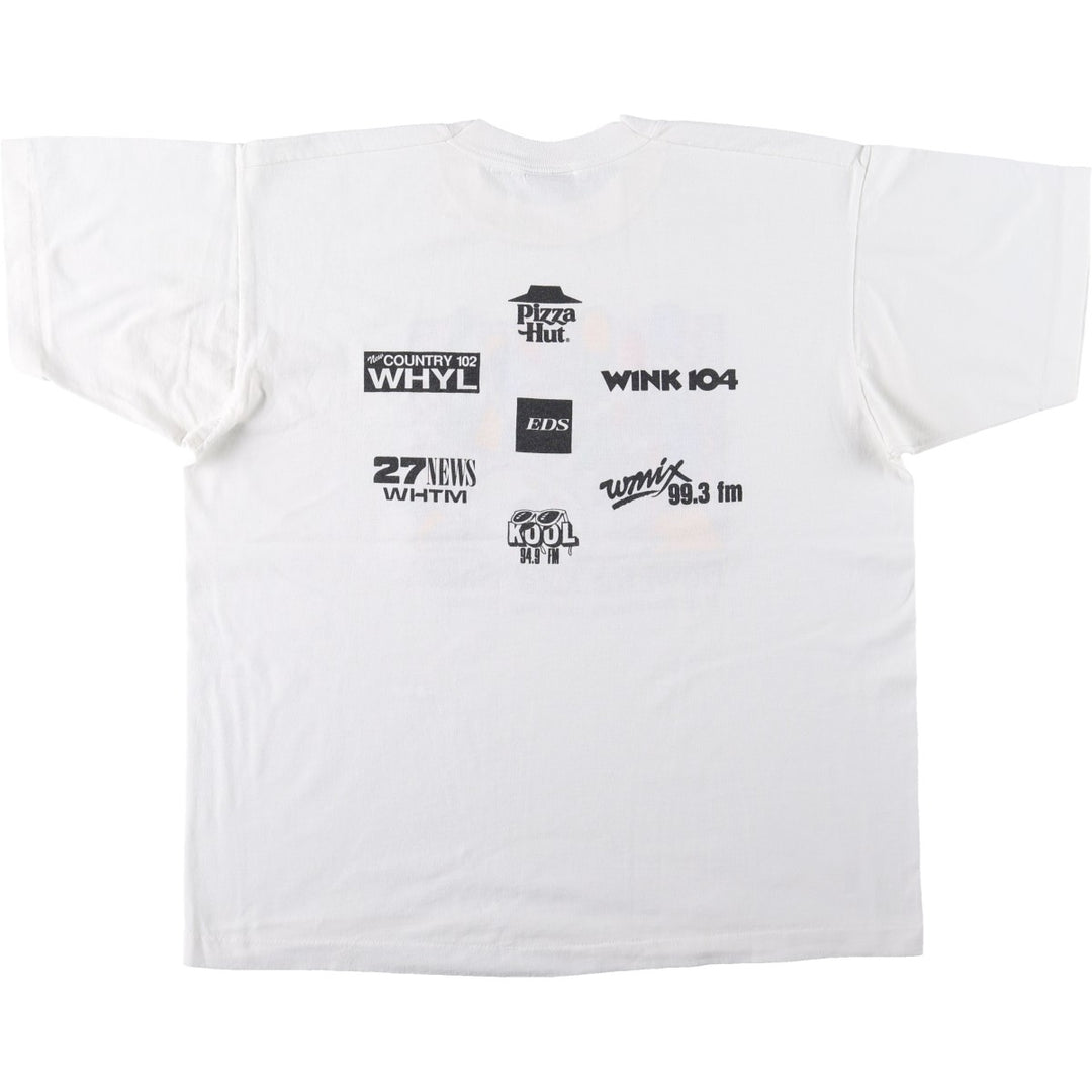 90'S Screen Stars Big Brothers and Big Sisters advertising print T-shirt, Made in USA, Men's XL equivalent. cotton white type Vintage Second Hand