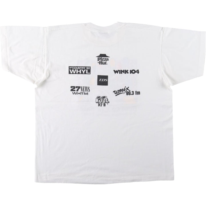 90'S Screen Stars Big Brothers and Big Sisters advertising print T-shirt, Made in USA, Men's XL equivalent. cotton white type Vintage Second Hand