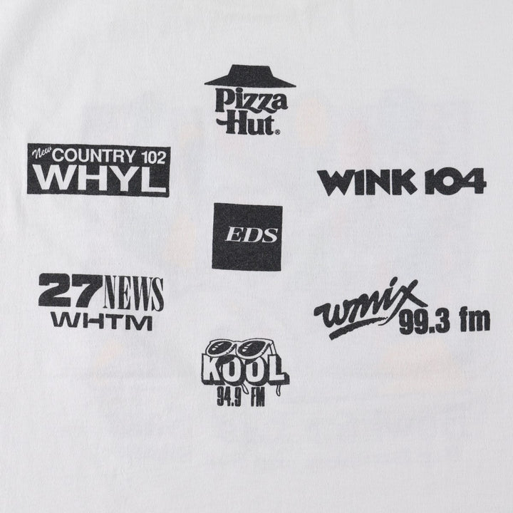 90'S Screen Stars Big Brothers and Big Sisters advertising print T-shirt, Made in USA, Men's XL equivalent. cotton white type Vintage Second Hand