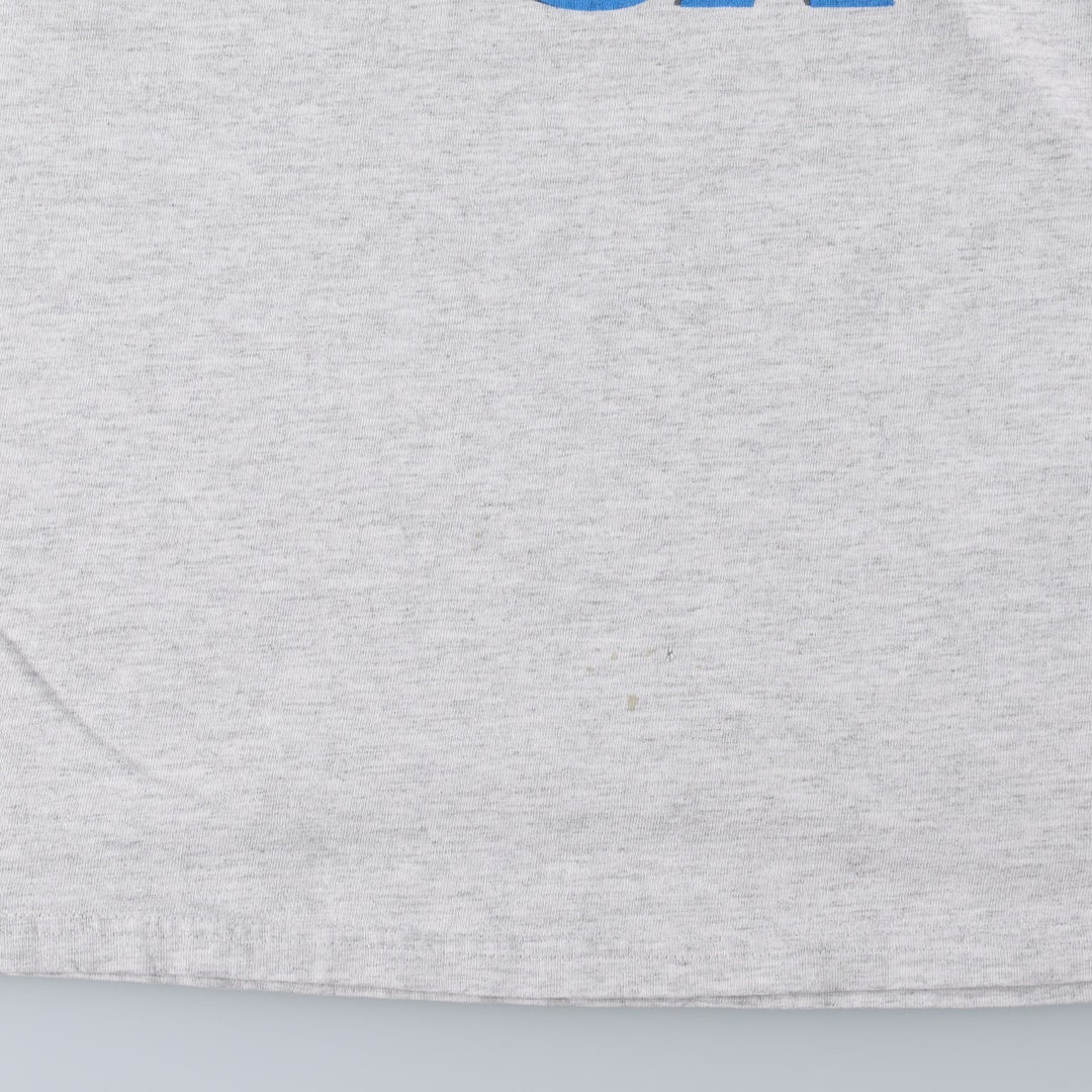 Lee NFL ON FOX TV Show Print T-Shirt, Made in USA, Men's Size L (approx.) cotton gray type Vintage Second Hand