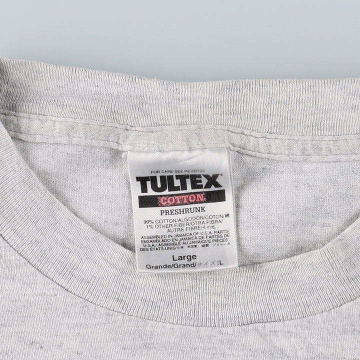 TULTEX MLB SEATTLE MARINERS Sports Print T-Shirt, Men's Size L (approx.) cotton gray type Vintage Second Hand