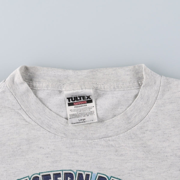 TULTEX MLB SEATTLE MARINERS Sports Print T-Shirt, Men's Size L (approx.) cotton gray type Vintage Second Hand