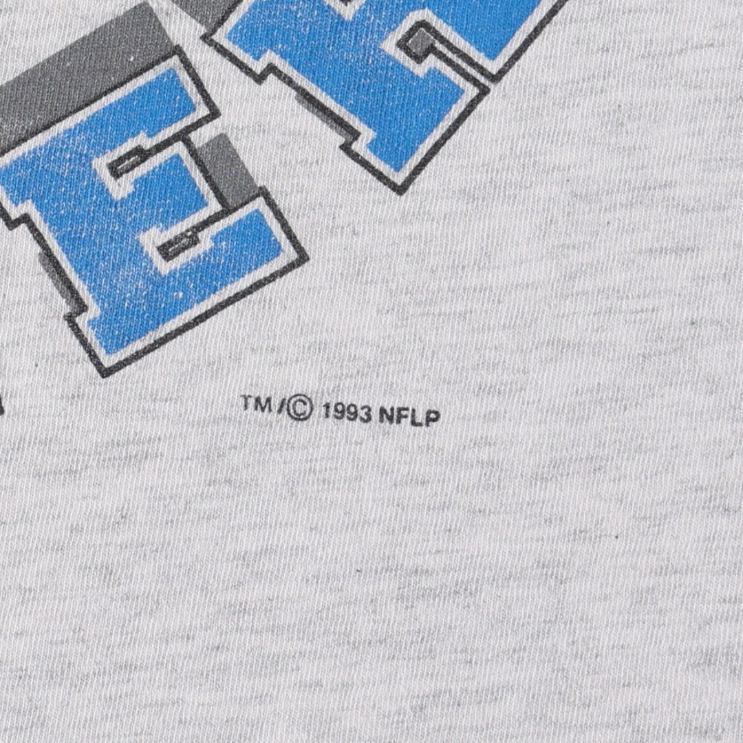 90'S ALLSPORT PROWEIGHT NFL Carolina Panthers sports print T-shirt, Made in USA, Men's XL equivalent, Vintage cotton gray type Vintage Second Hand