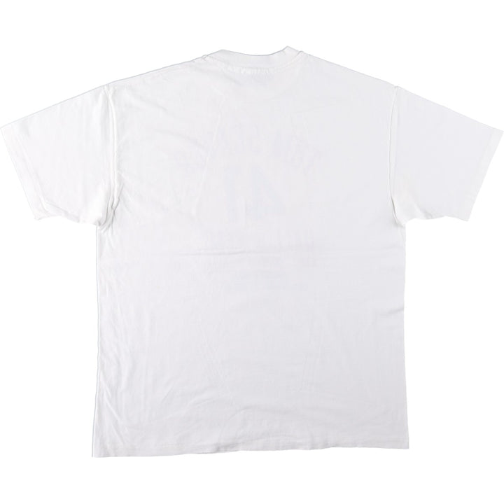 90'S Hanes BEEFY-T Tom Seaver sports print t-shirt, made in USA, men's size XL (approx.) cotton white type Vintage Second Hand