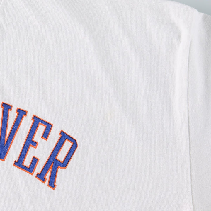90'S Hanes BEEFY-T Tom Seaver sports print t-shirt, made in USA, men's size XL (approx.) cotton white type Vintage Second Hand