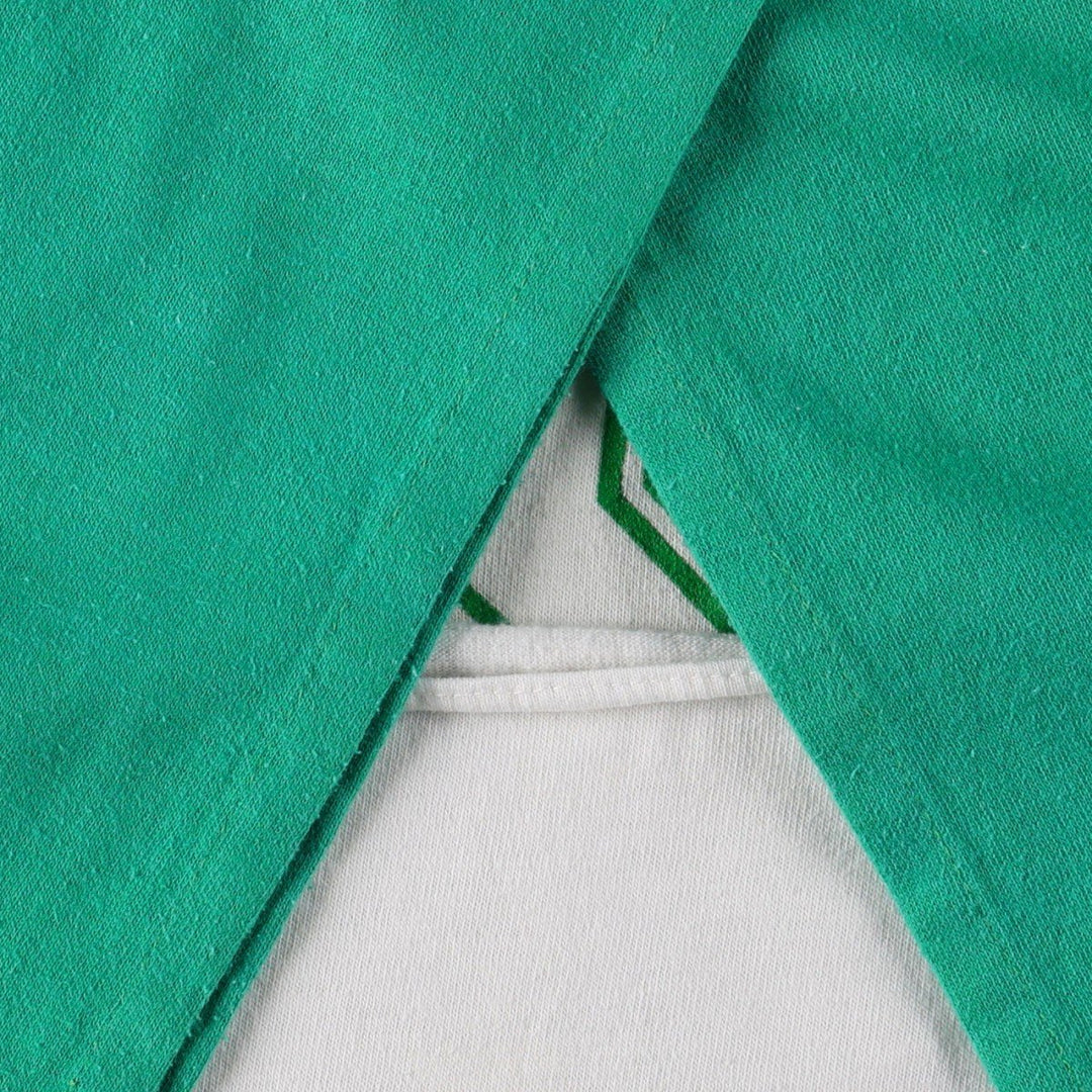 1980'S Wendy Wilson Football 3/4 Sleeve T-Shirt, Men's Size S (Equivalent), Vintage unclear green type Vintage Second Hand