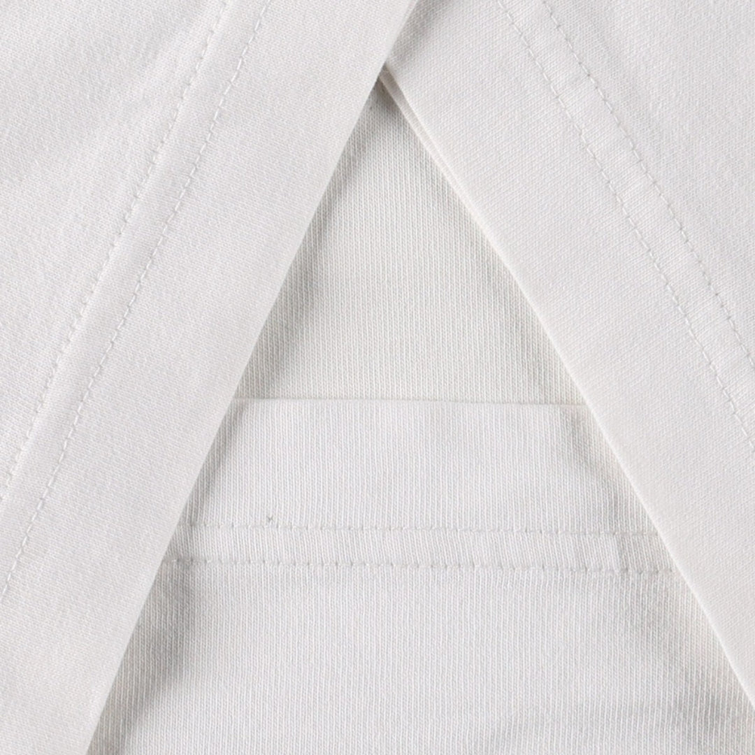 2000'S Adidas logo T-shirt, men's size L (approx.) cotton white type Vintage Second Hand