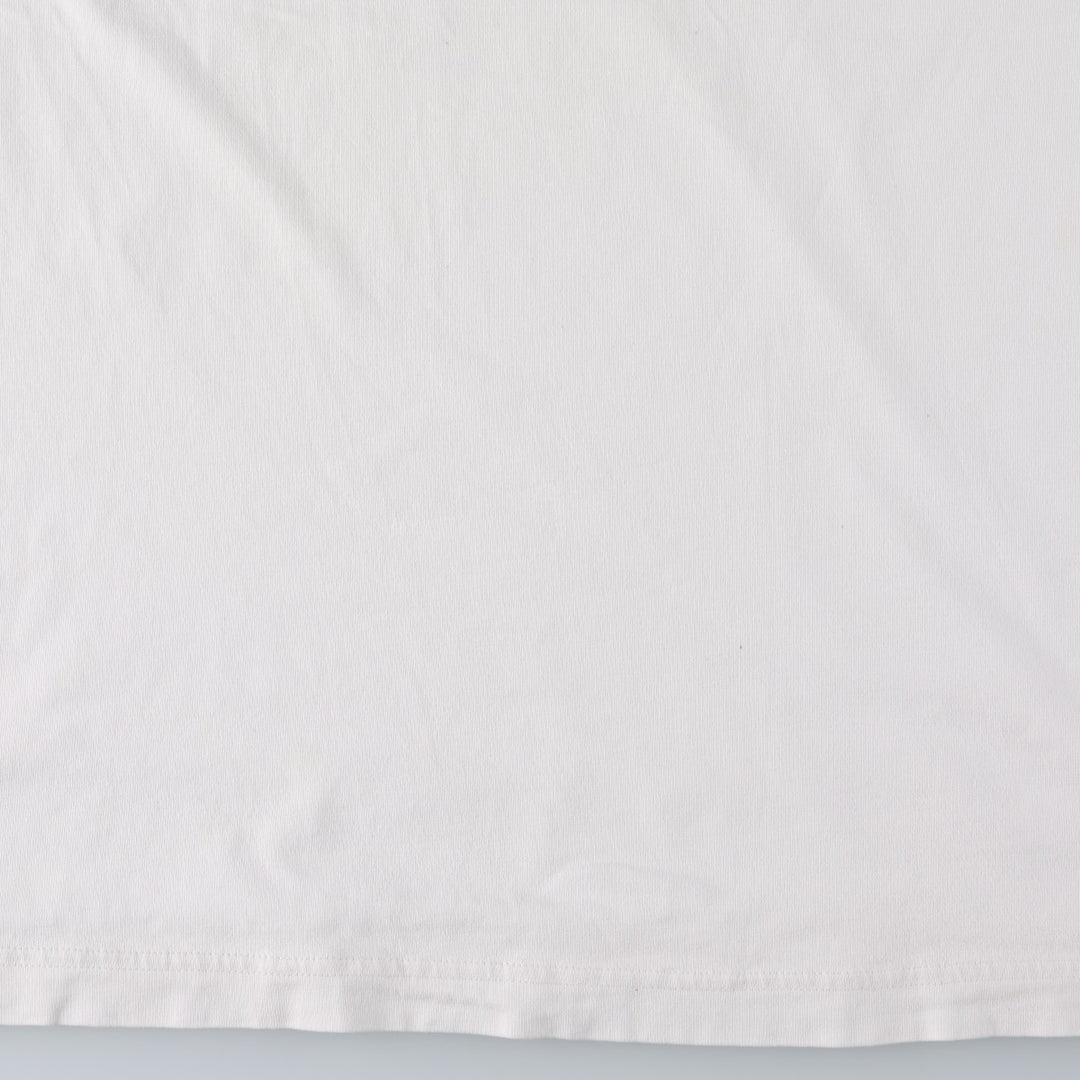 2000'S Adidas logo T-shirt, men's size L (approx.) cotton white type Vintage Second Hand