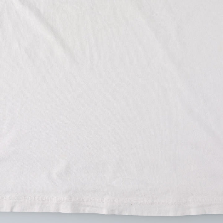 2000'S Adidas logo T-shirt, men's size L (approx.) cotton white type Vintage Second Hand