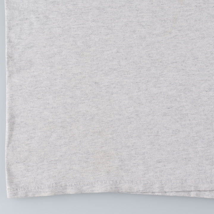Champion logo print t-shirt, men's size L (approx.) cotton gray type Vintage Second Hand