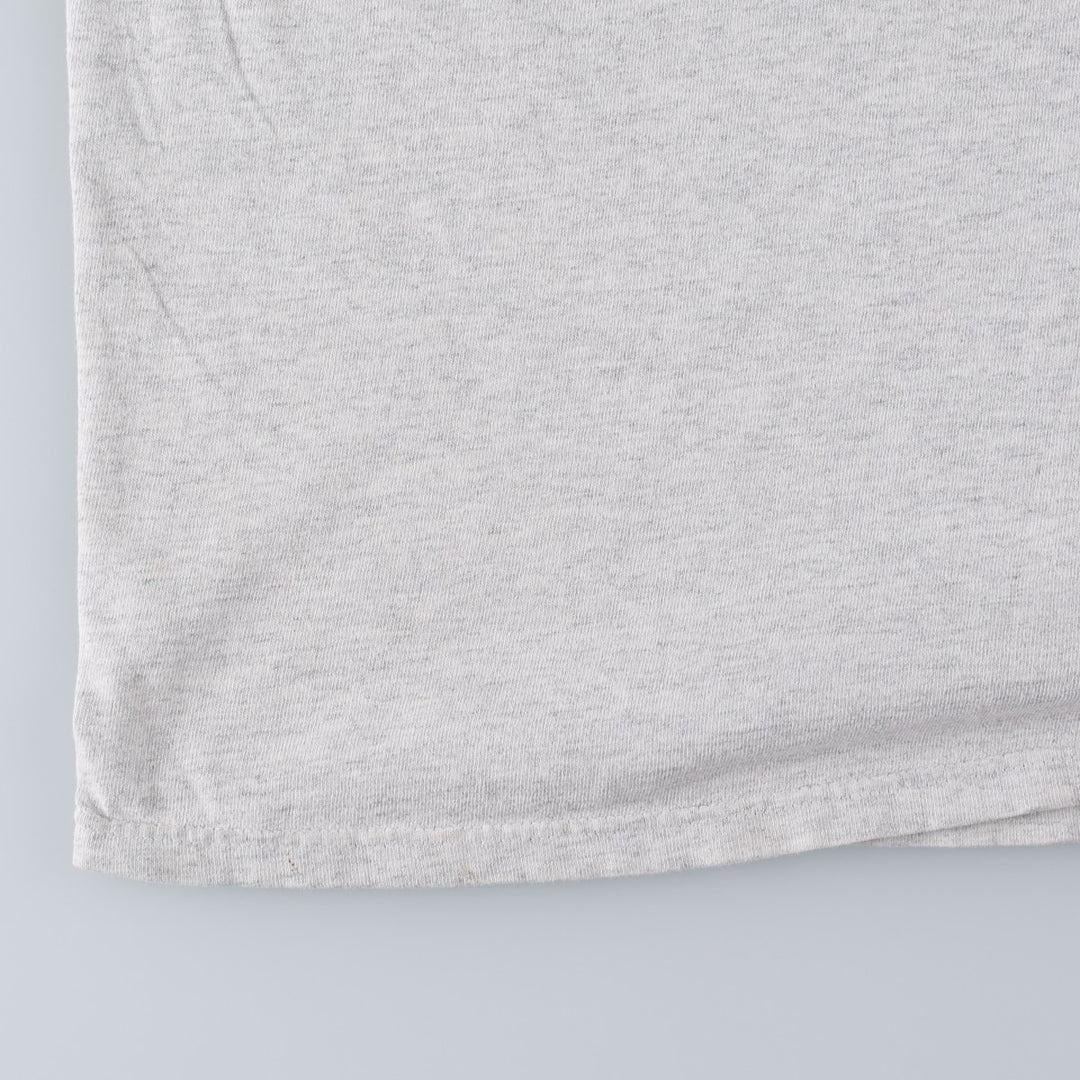Champion logo print t-shirt, men's size L (approx.) cotton gray type Vintage Second Hand