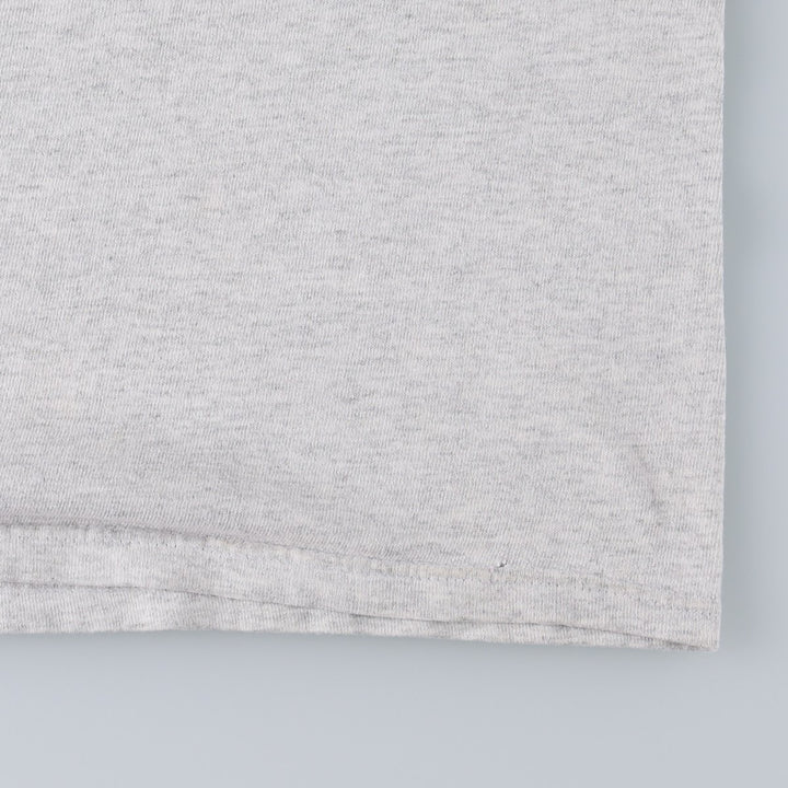 Champion logo print t-shirt, men's size L (approx.) cotton gray type Vintage Second Hand