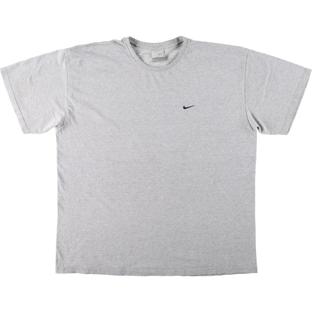 2000'S Nike One-Point Logo T-Shirt, Men's XXL cotton gray type Vintage Second Hand