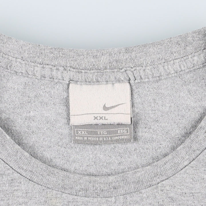 2000'S Nike One-Point Logo T-Shirt, Men's XXL cotton gray type Vintage Second Hand