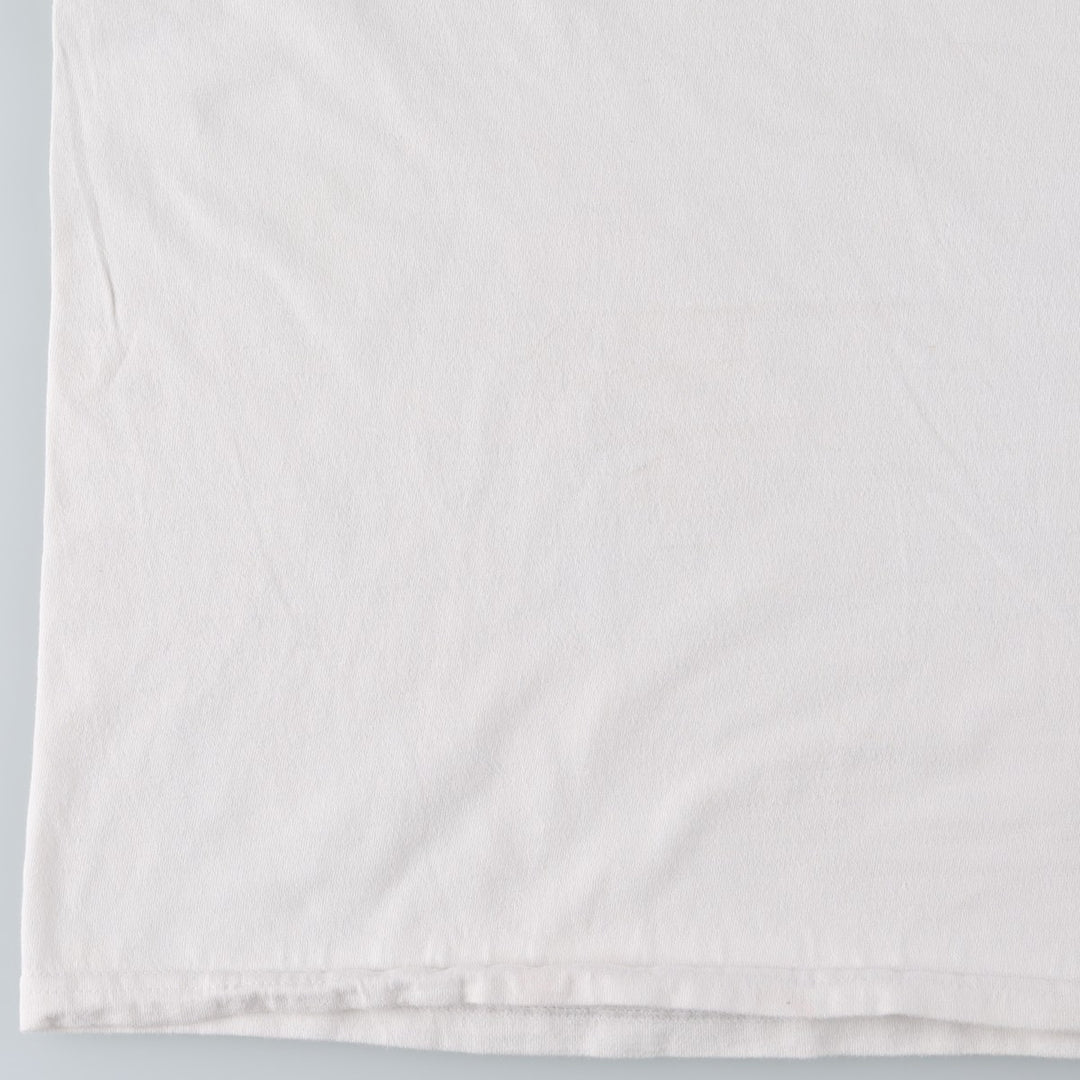 Nike AIR logo print T-shirt, men's size XL (approx.) cotton white type Vintage Second Hand
