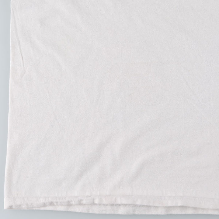Nike AIR logo print T-shirt, men's size XL (approx.) cotton white type Vintage Second Hand