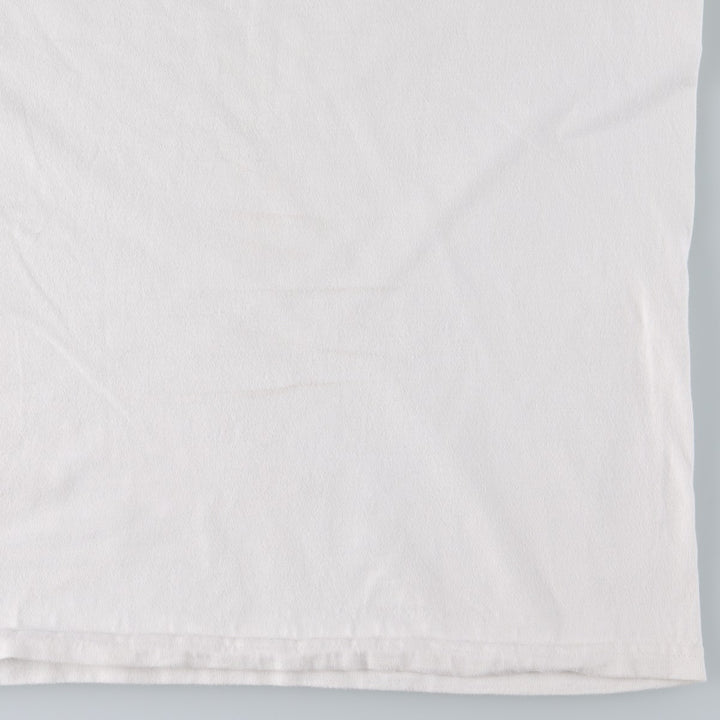 Nike AIR logo print T-shirt, men's size XL (approx.) cotton white type Vintage Second Hand