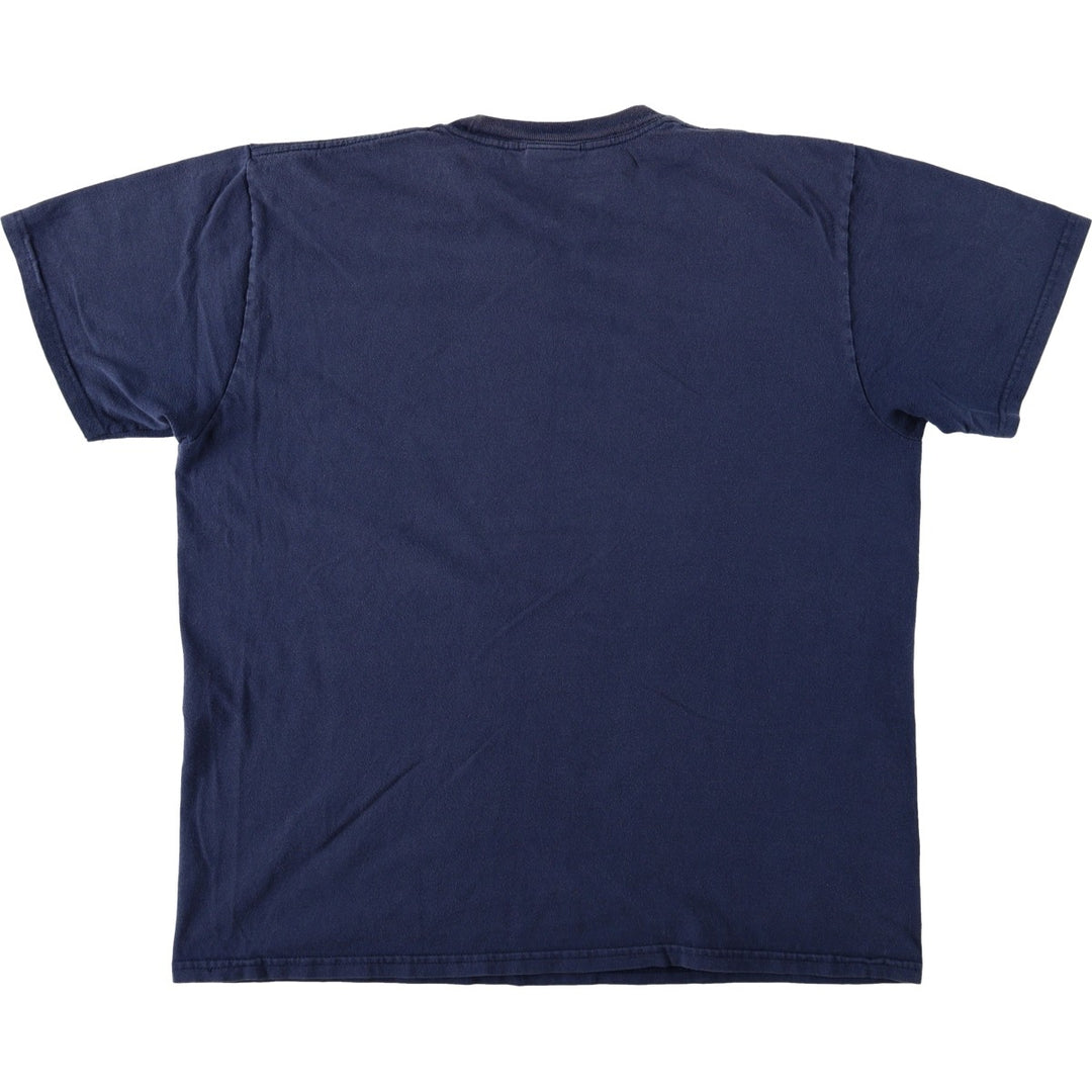 00'S Nike One Point Logo T-shirt Men's L size cotton navy blue type Vintage Second Hand