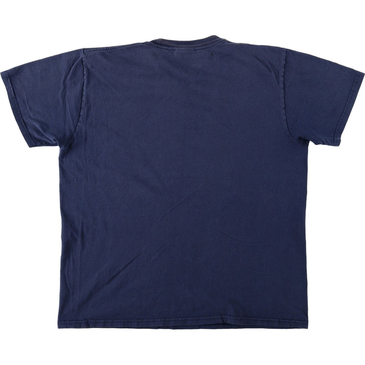 00'S Nike One Point Logo T-shirt Men's L size cotton navy blue type Vintage Second Hand