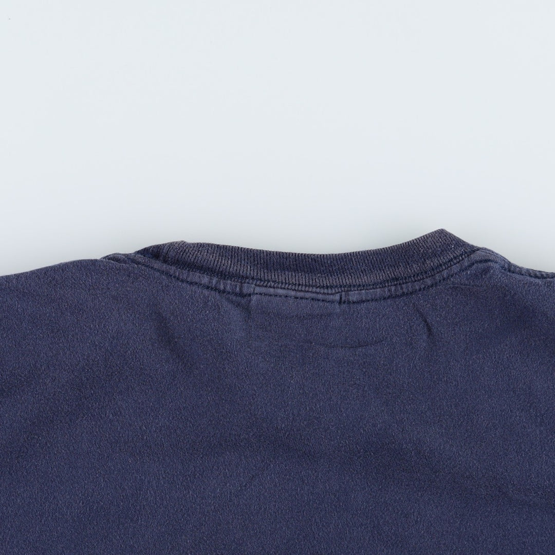 00'S Nike One Point Logo T-shirt Men's L size cotton navy blue type Vintage Second Hand