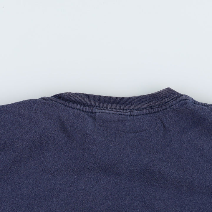 00'S Nike One Point Logo T-shirt Men's L size cotton navy blue type Vintage Second Hand