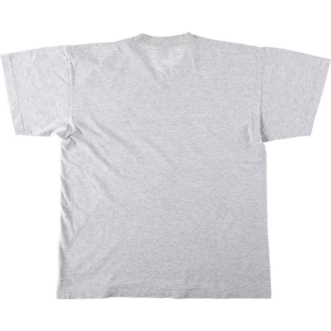 ~90'S Nike sports print t-shirt, men's size XL equivalent, vintage. cotton gray type Vintage Second Hand