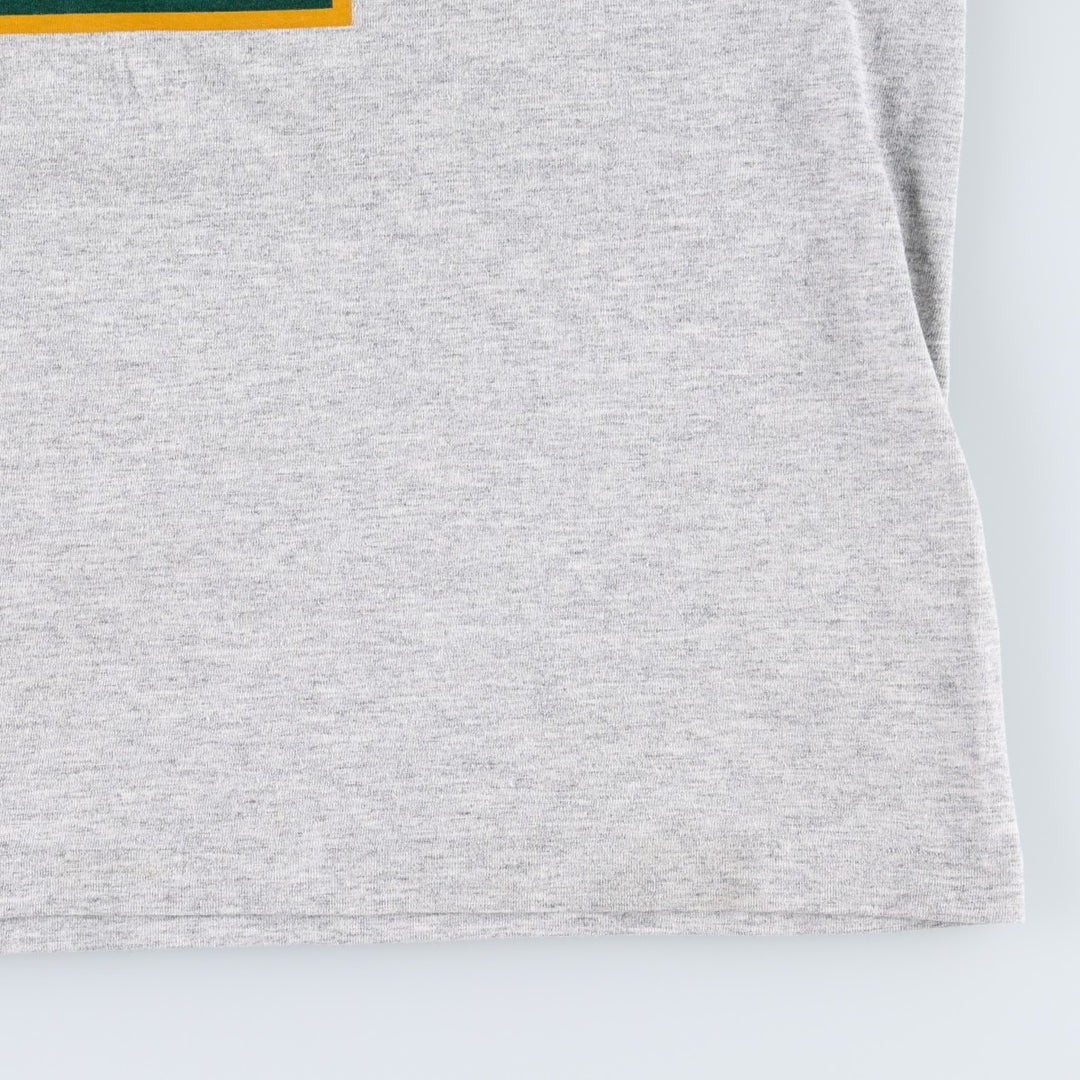 ~90'S Nike sports print t-shirt, men's size XL equivalent, vintage. cotton gray type Vintage Second Hand