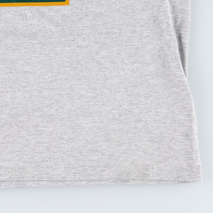 ~90'S Nike sports print t-shirt, men's size XL equivalent, vintage. cotton gray type Vintage Second Hand