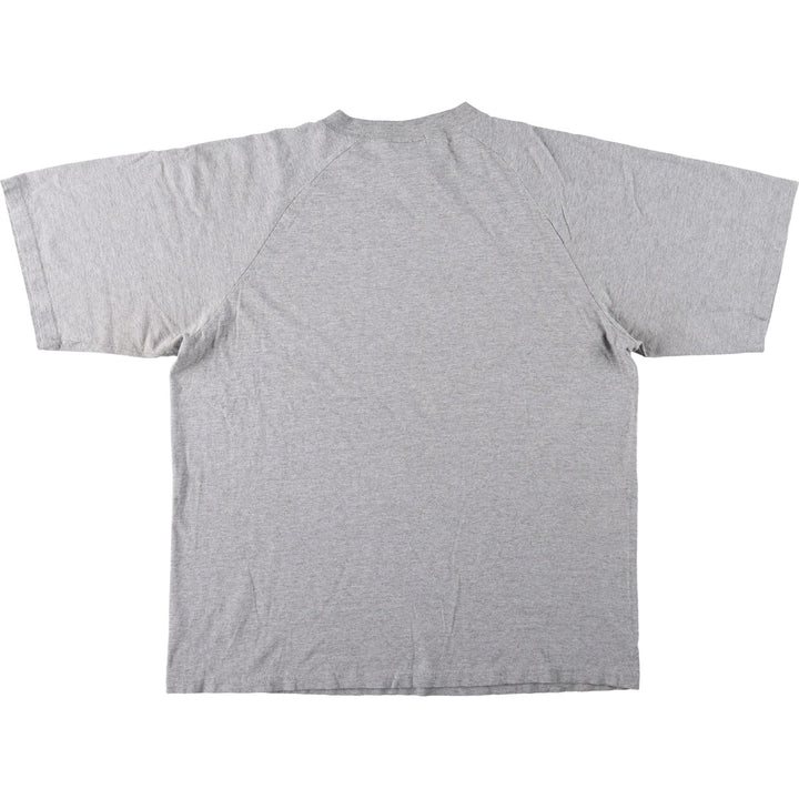 Adidas logo print T-shirt, made in USA, men's size L (approx.) cotton gray type Vintage Second Hand