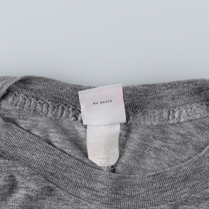 90'S Nike Silver Tag Sport Print T-Shirt, Made in USA, Men's XXL equivalent, Vintage unclear gray type Vintage Second Hand
