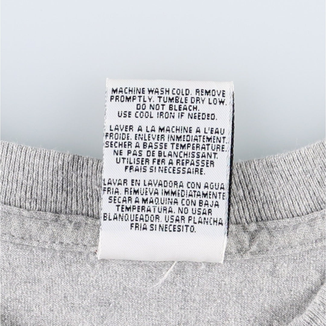 Vintage 80s-90'S Adidas logo print T-shirt, Made in USA, Men's Medium cotton gray type Vintage Second Hand