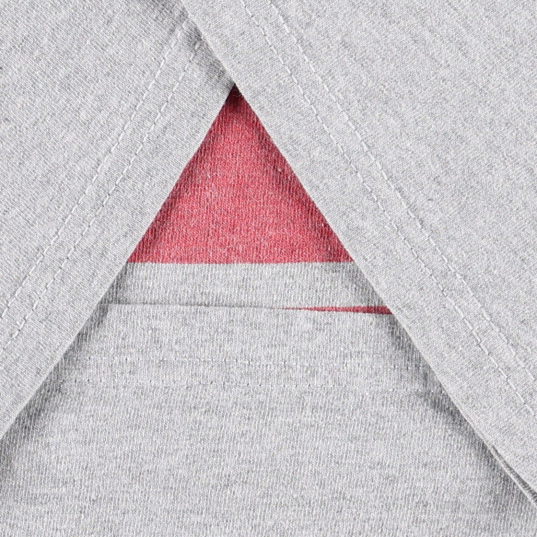 Vintage 80s-90'S Adidas logo print T-shirt, Made in USA, Men's Medium cotton gray type Vintage Second Hand