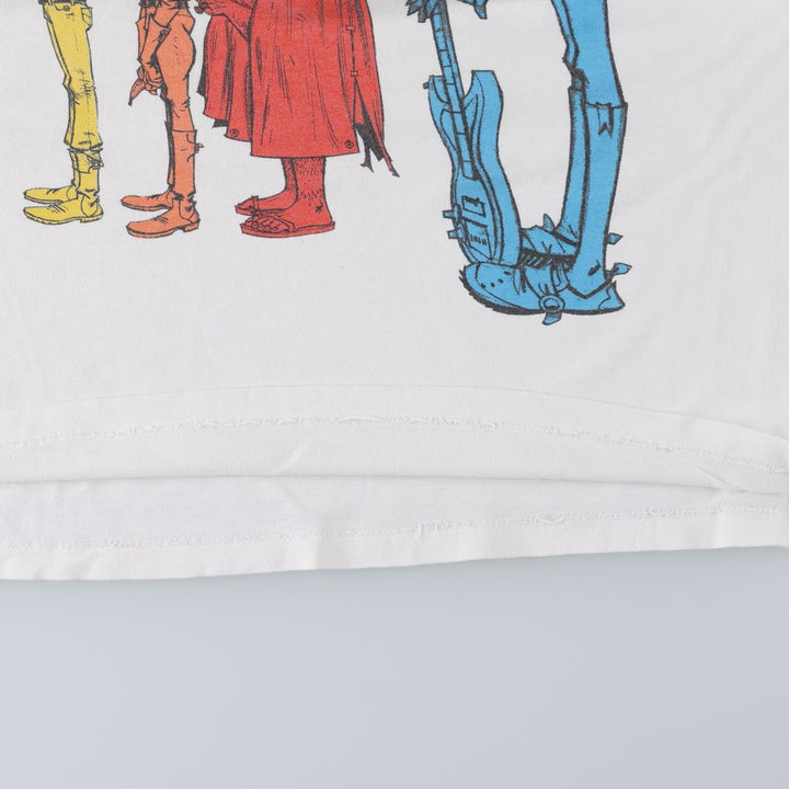 TULTEX GORILLAZ Gorillaz Band T-Shirt, Men's Size L cotton white type Vintage Second Hand